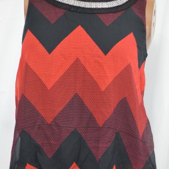 Red & Black blouse - Picture 2 of 6